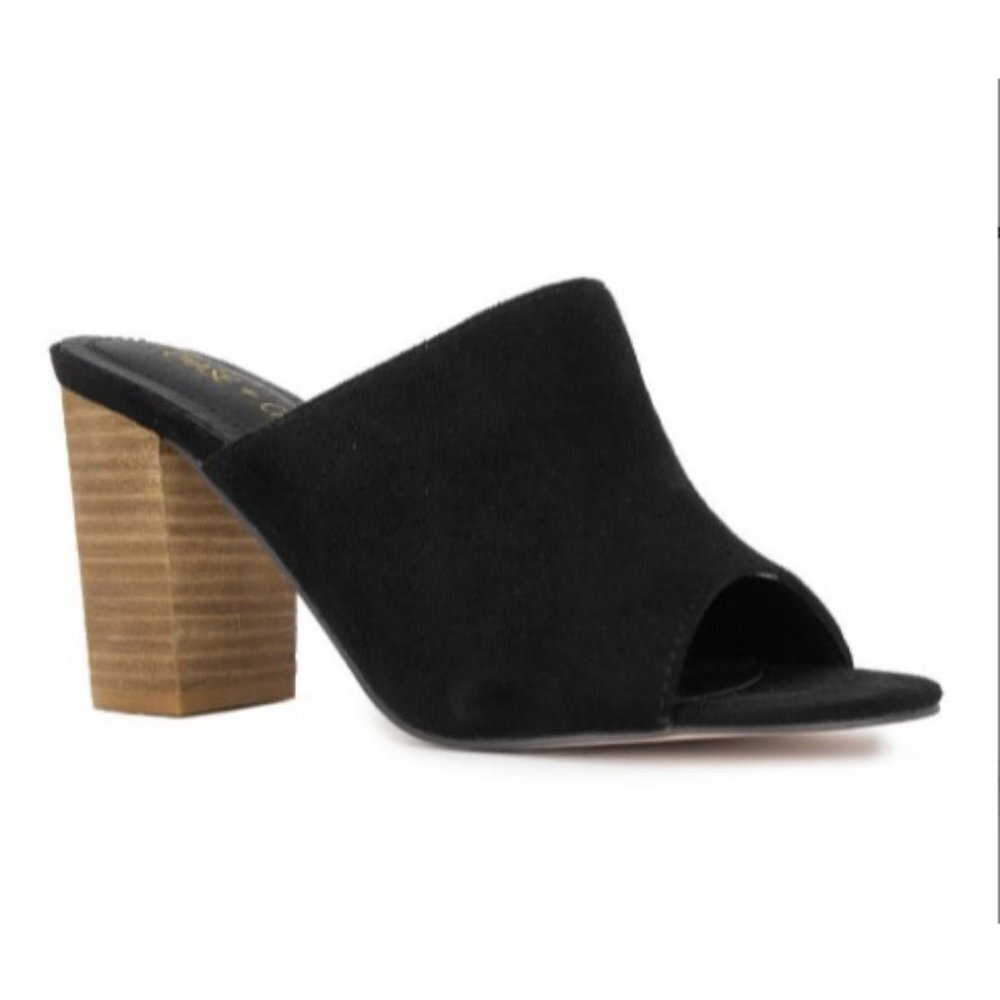NEW Chase & Chloe 8 Vegan Suede Black Matte Global - Picture 2 of 3